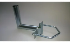 OEM / Držiak antény na stožiar / 20 cm / Priemer 42 mm / Galvanický zinok (PK20S421V120)