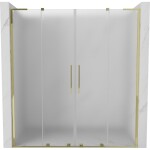 MEXEN/S - Velar L Duo posuvné sprchové dvere 180, dekor, zlatá 871-180-003-32-50