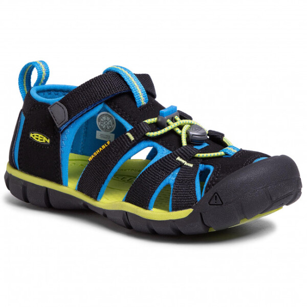 Keen Seacamp II Black/brilliant blue AD (CNX) barefoot sandále 37 EUR
