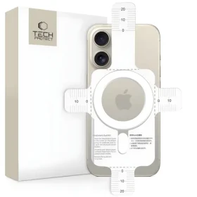 Tech-Protect MagMat biela / Magnetický krúžok MagSafe / univerzálny