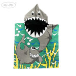 Raj-Pol Plážové pončo Shark Viacfarebný uterák 120 cm x 60 cm