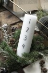 IB LAURSEN Adventná sviečka Advent 20cm