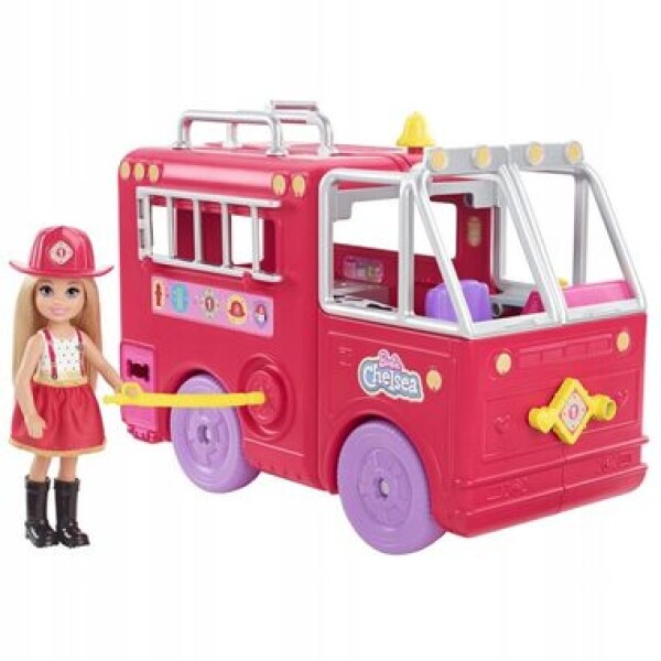 Mattel HCK73 Barbie Chelsea Can Be... - Hasičské auto