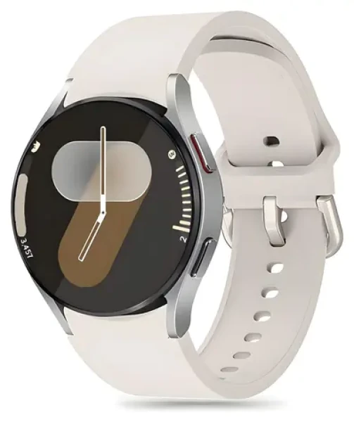 Tech-Protect Silicone béžová / Remienok / pre Samsung Galaxy Watch 4/5/5 Pro/6/7/FE / Silikónový