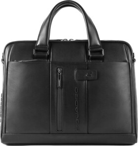 Piquadro Piquadro, Urban, Leather, Bag, Notebook Compartiment, Black, For Men, 37 x 28.5 x 6 cm For Men