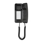 Gigaset DESK 200 čierna / Drôtový telefón / stolný aj nástenný / 10 kontaktov (S30054-H6539-R101)