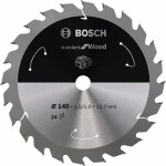 Bosch Accessories Bosch Power Tools 2608837670 tvrdokovový pílový kotúč 140 x 12.7 mm Počet zubov (na palec): 24 1 ks; 2608837670