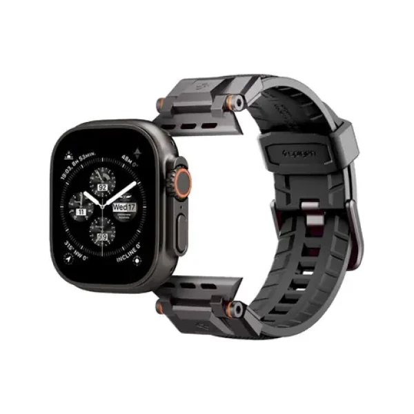 Spigen DuraPro Armor remienok pre Apple Watch 49mm/46mm/45mm/44mm čierna (AMP09229)