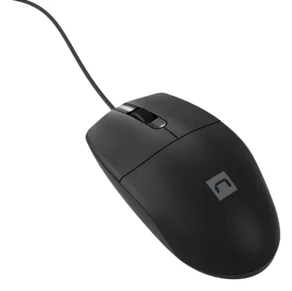 Natec Ruff PLUS čierna / Kancelárska myš / Optická / 1200 DPI / USB / 3 tlačidlá (NMY-2021)