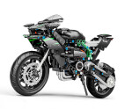 Mamido Mamido Technická stavebnica motorka Ninety 1:8 806 dielov zelená MT1613