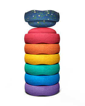 Kamene Stapelstein Spring Special Mini Rainbow Classic, 6+1 ks EUR