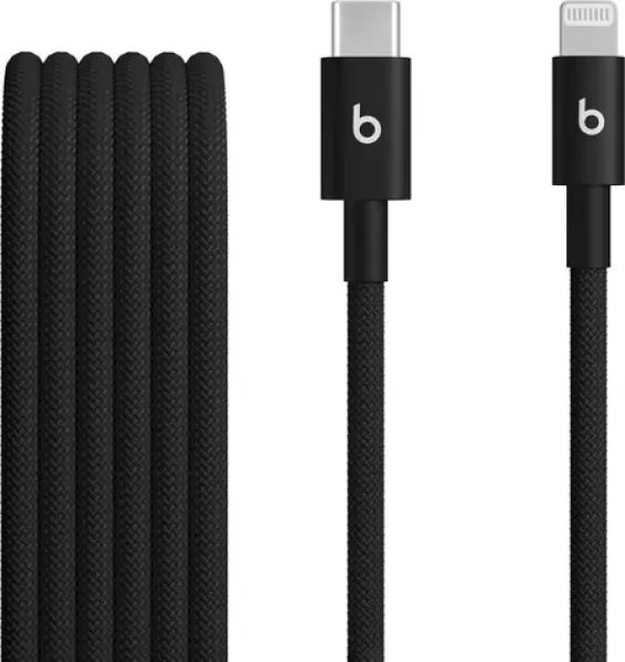 Beats kábel USB-C (M) - Lightning (M) 1.5m čierna / opletený (MDGK4EE/A)