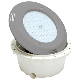 Vagnerpool Podvodný svetlomet VA LED biela, PF, 12 V; 33 W, svetlo šedá farba, pre betónové bazény