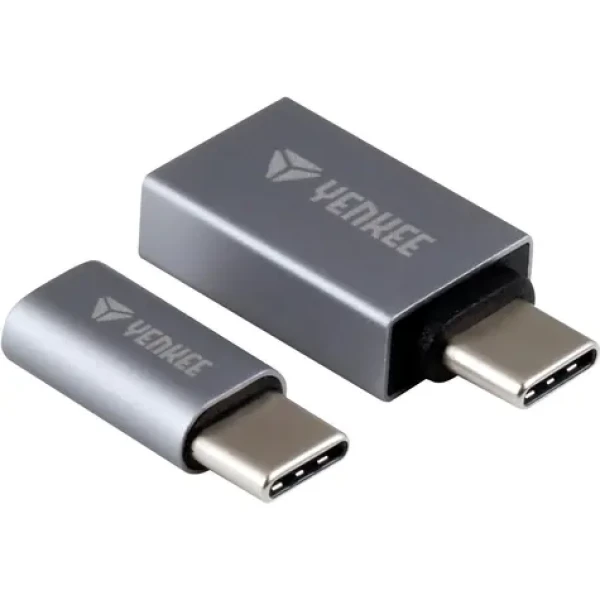 YENKEE YTC 021 Sada redukcií USB-C (M) - USB-A 3.0 (F) + USB-C (M) - Micro-USB (F) (45014214)