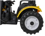 Mamido Detský elektrický traktor MEGA D68 24V s prívesom žltý