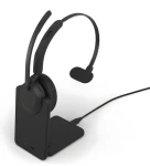 JABRA Evolve3 45 Mono UC Link 390a + nabíjací stojan čierna / Bezdrôtové slúchadlá / Bluetooth / USB-A / 36 h batéria (34599-889-989)