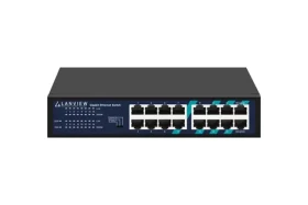 Lanview LVN-1U-16PORT-1G / Switch / 16x Gigabit Ethernet / Unmanaged / kovové prevedenie (LVN-1U-16PORT-1G)