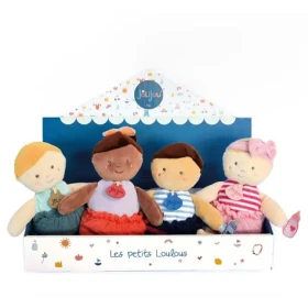 Doudou Jolijou Bábika 18 cm oranžová