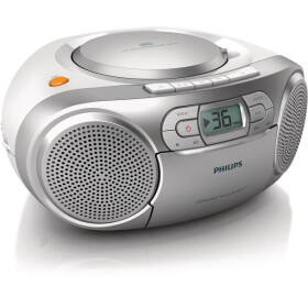 Philips AZ127 strieborná / Rádio / FM / CD (AZ127)