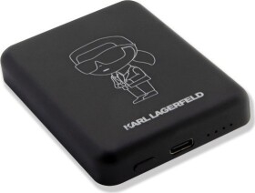 Karl Lagerfeld KLPBMKIOTTGK 3000mAh Čierny