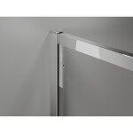 MEXEN/S - Exo štvrťkruhový asymetrický posuvný sprchovací kút 90 x 80, transparent, chróm 8132-090-080-01-00