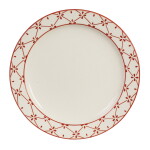 Strömshaga Keramický tanier Marion Clover Red Ø 26 cm