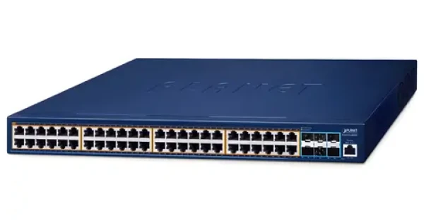 Planet GS-6311-48P6X / Switch / L3 Managed / 48x GbE RJ45 / 6x SFP+ 10G / 48x PoE 802.3at 600W (GS-6311-48P6X)