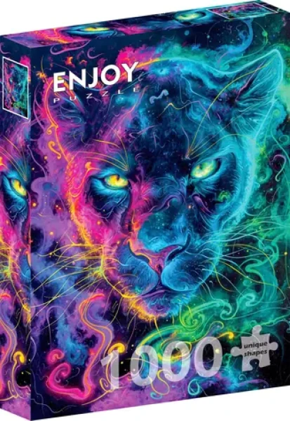 ENJOY Puzzle Neónový panter