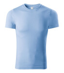 Maľované tričko unisex sky blue XL