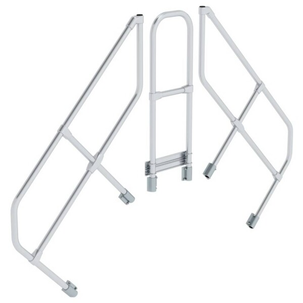 MUNK Günzburger Steigtechnik 600974 Munk Druhé madlo pre prechod 45° 4 schody 1 ks; 600974