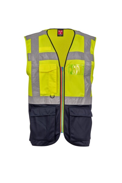 Reflexná pracovná vesta Payper EXTROVERT Farba: Žltá fluo, Veľkosť: 3XL (S008500088010143XL)