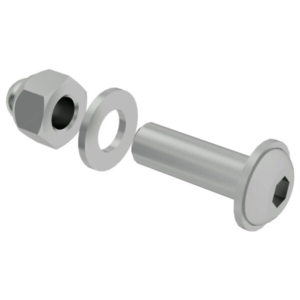 MUNK Günzburger Steigtechnik 984064 Systém Munk spojovacia skrutka zábradlia M8 x 25 cpl. 1 sada = 10 kusov 10 ks; 984064