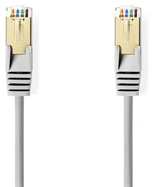 Nedis SF/UTP CAT5e 15m šedá / Patch kábel / RJ45-RJ45 (CCGP85121GY150)