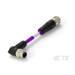 TE Connectivity upravený zástrčkový konektor pre senzory - aktory, TAB62A46501-001, 1 ks; TAB62A46501-001