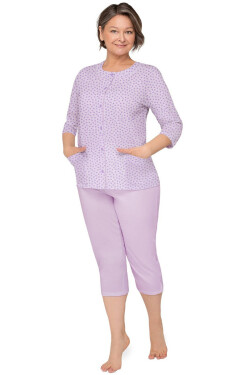 201 DÁMSKE PYŽAMO MARIA BIG heather 3xl