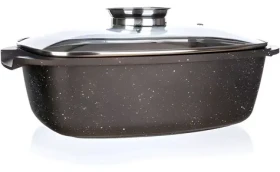 BANQUET Pekáč Premium Dark Brown / 39,5x22x11 cm / hliníkový liaty / nepriľnavý povrch / indukčné dno (100000027521)