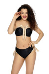 Dámské plavkové kalhotky brazilky SF model 17291414 BLACK - AVA SWIMWEAR Barva: černá, Velikost: XXL