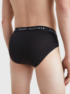 Pánske slipy 3-PACK ESSENTIAL BRIEFS UM0UM022060TE čierna Tommy Hilfiger