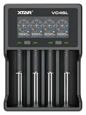 XTAR VC4SL / Nabíjačka batérií / Li- ION / Ni-MH / Ni-Cd / 4 sloty / 18650 (VC4SL)