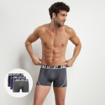 Pánske športové boxerky 3 ks DIM SPORT MICROFIBRE BOXER 3x - DIM SPORT - šedá L