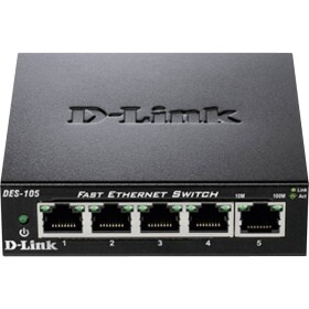D-Link DES-105 sieťový switch 5 portů 100 MBit/s; DES-105
