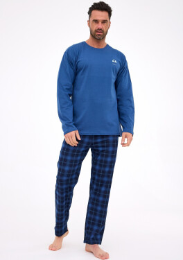 Cornette 124/306 long/r Denali 2 S-2XL pánske pyžamo džínovina M