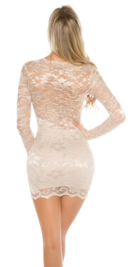 Sexy KouCla lace-minidress SAND GOLD 14