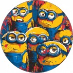 Jedlý papier smutní Mimoni 19,5 cm - Pictu Hap - Pictu Hap