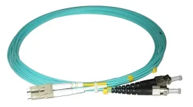 Xtendlan LC-ST 2m / Optický patch kábel / Multimode 50/125 OM3 / Duplex / LS0H (FOP-LCST-D-2-50-OM3)