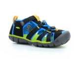 Keen seacamp ii black/brilliant blue k (cnx) športové sandále 35 EUR
