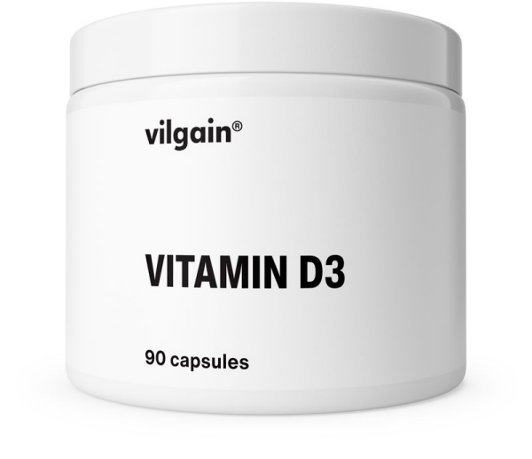 Vilgain Vitamín D3 – 90 kapsúl