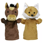 Goki Goki Bábka na ruku – kôň, líška, jazvec alebo medveď (1ks)