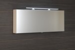 SAPHO - CLOE galérka s LED osvetlením, 120x50x18cm, biela CE120-0030