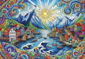 ART PUZZLE Puzzle Keltský vietor